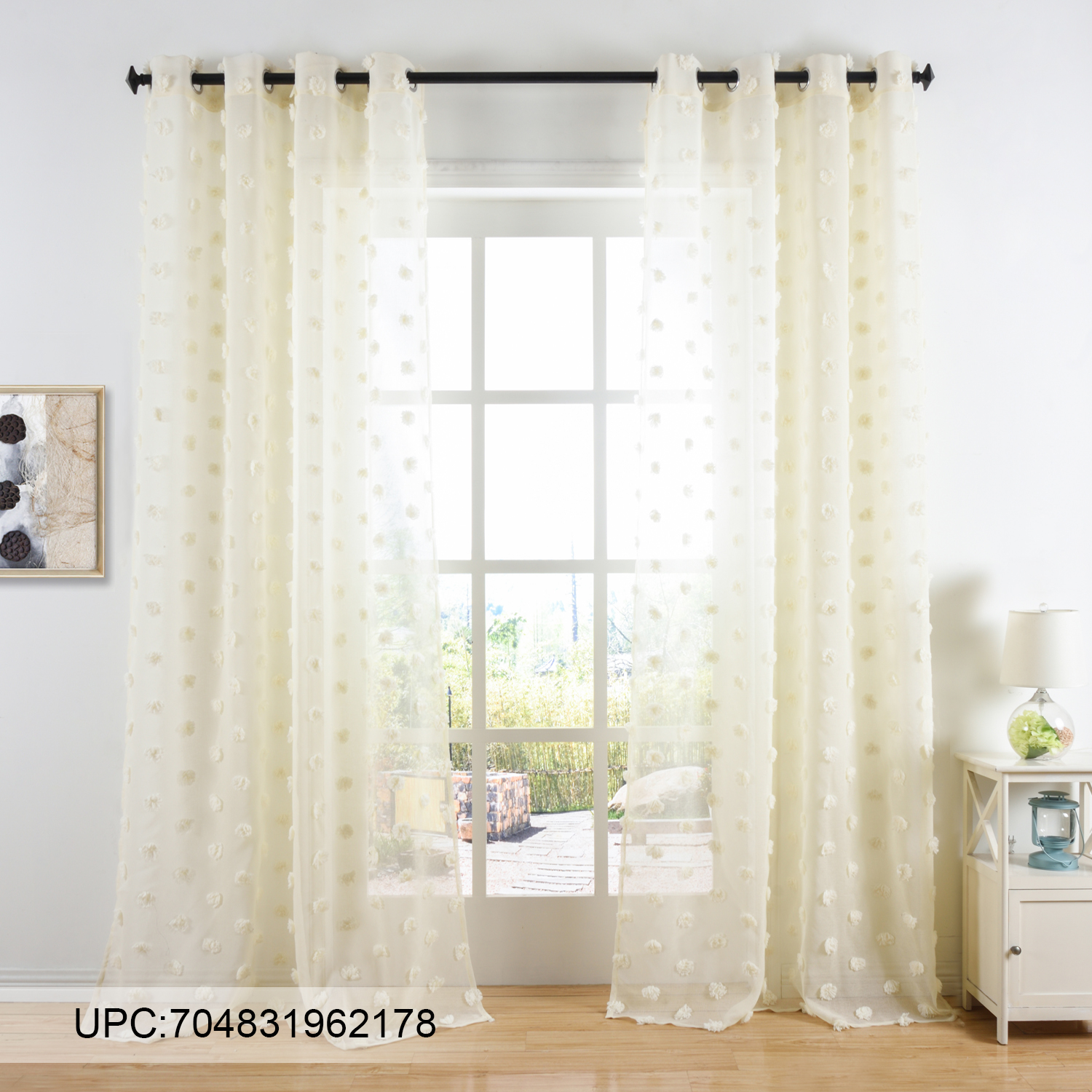 Cosics Beige Window Curtain