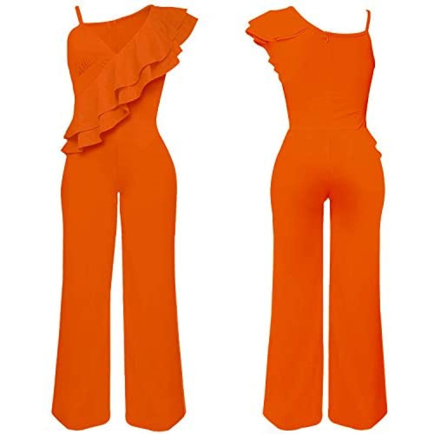 dark orange jumpsuit